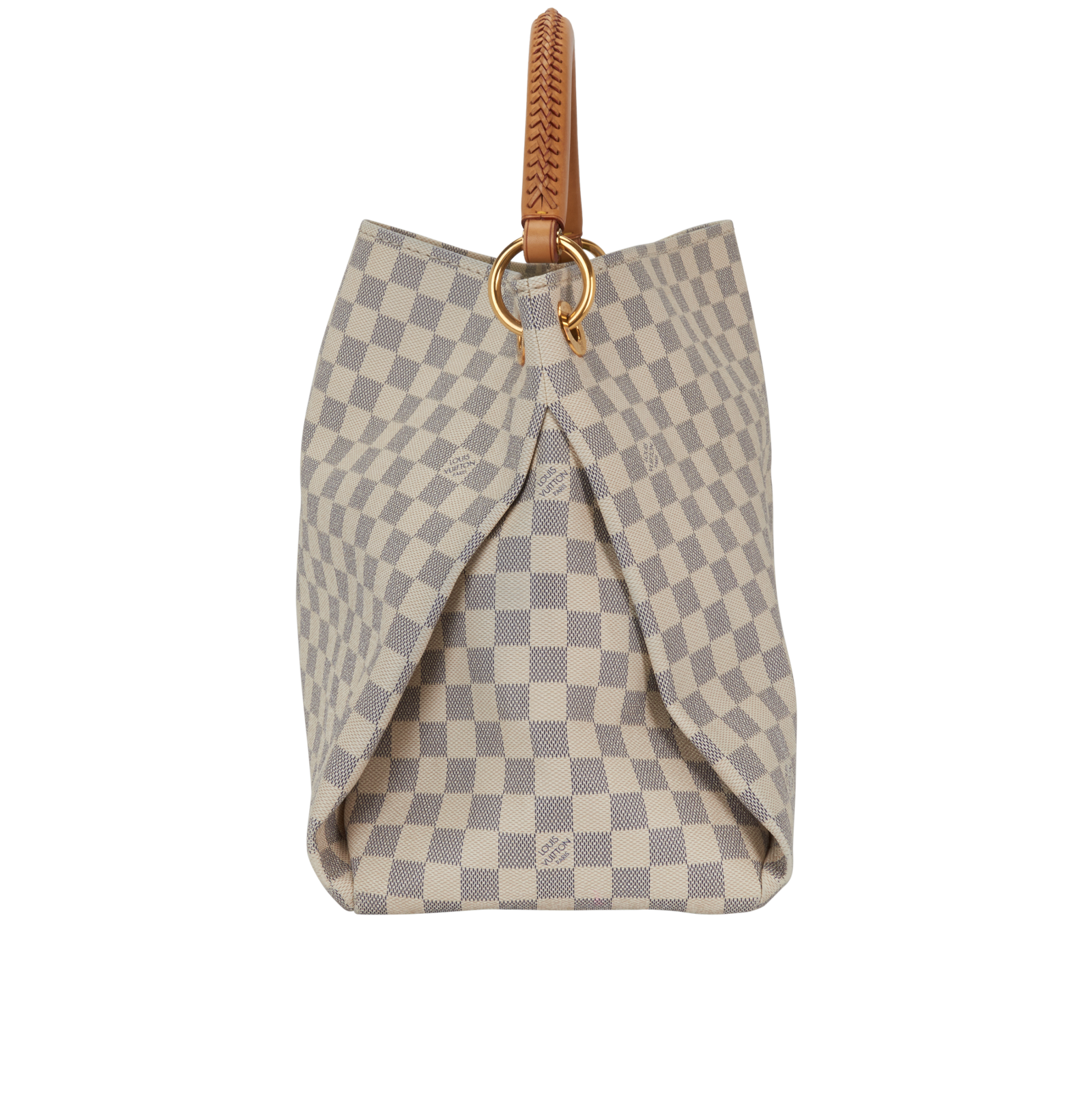 Artsy MM, &pound;1,200, Handbags, Blue/Cream, Canvas, Side view